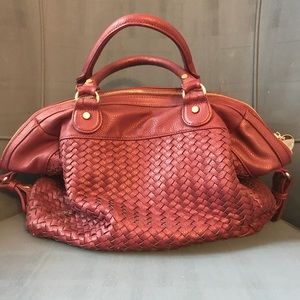 Deux lux Wine colored over sized bag